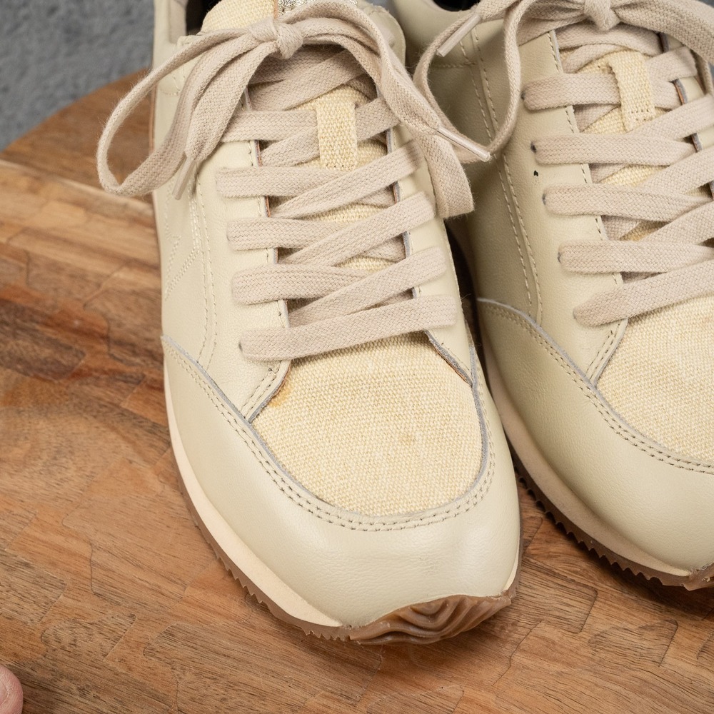 BIRDIES The Roadrunner LOW-TOP RETRO SNEAKERS in Dune Women's Size 9.5 Shoes - Picture 3 of 9